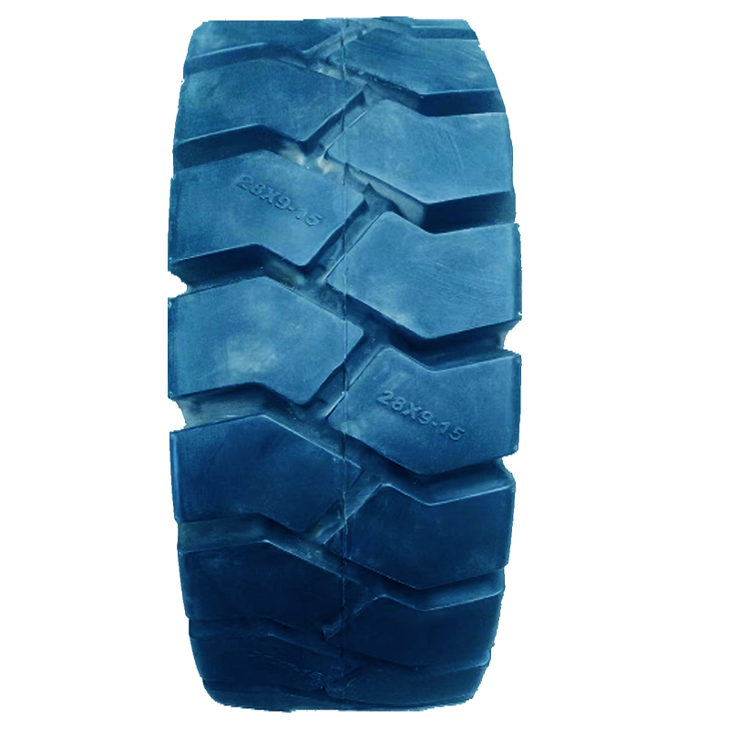中威 叉车实心轮胎28x9-15 变形小 耐磨 耐磨 耐磨