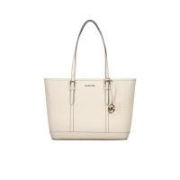 迈克·科尔斯(MICHAEL KORS)大号Saffiano皮革托特包金色五金手提