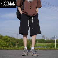 HLCOMAN@ 休闲短裤男夏季日系宽松运动中裤五分裤男生裤子男款