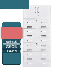 域赢文件柜钢制铁皮柜多斗办公资料档案柜抽屉柜票据柜上档十二斗柜