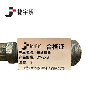 捷宇辉快速接头DY-2-B/个