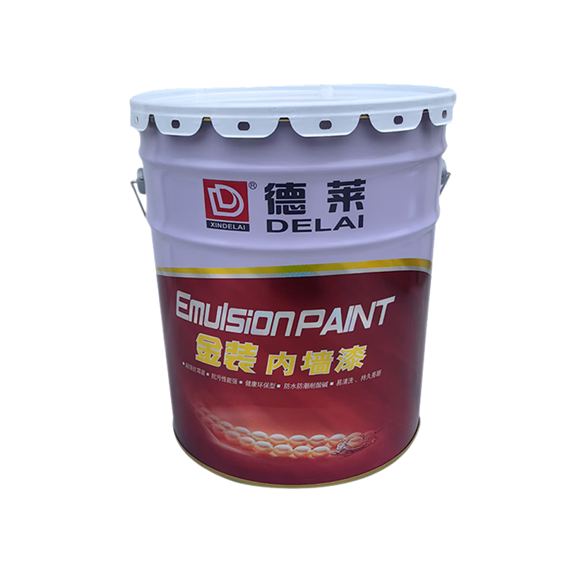 XINDELAI德莱涂料 水性环保金装全效内墙乳胶漆/白色 20kg 桶