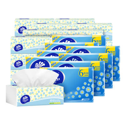 [囤货装]维达细韧抽纸3层S码100抽60包卫生纸 家用经济实惠装卫生纸面巾纸卫生纸纸巾(新旧包装交替发货)