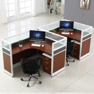 三金鑫 办公家具办公桌简约现代公司职员办公桌多人屏风卡位办公桌转角职员桌员工桌电脑桌