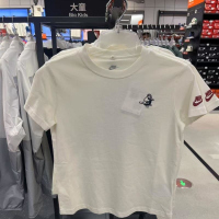 NIKE耐克短袖T恤运动休闲舒适透气针织圆领童装IH0830-133 D