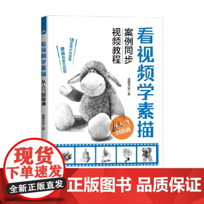 看视频学素描 从入门到精通 蓝博艺站 著 绘画