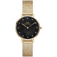 丹尼尔惠灵顿(Daniel Wellington)石英表黑盘金圈28mm轻奢时尚女表