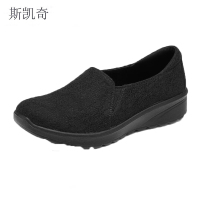 斯凯奇 浅口休闲鞋女鞋 158896/BBK-5 双