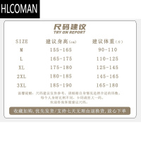 HLCOMAN卉刺绣华夫格衬衫男短袖夏季美式复古慵懒情侣休闲宽松外套