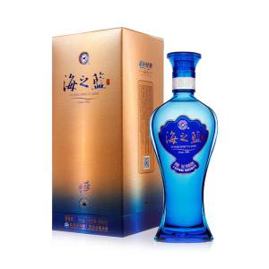 洋河海之蓝 52度480ml单瓶 浓香型白酒 新老版本年份随机