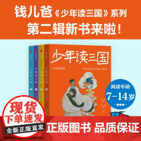 少年读三国 11-14岁 钱儿爸 以孩子喜欢的方式讲三国 儿童文学 三国故事 桃园三结义 赤壁之战 诸葛亮出山