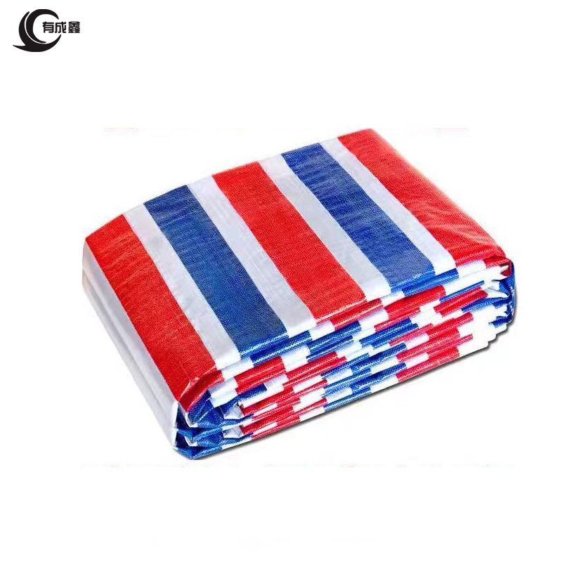 有成鑫 双覆膜彩条布 2米宽90米长 包