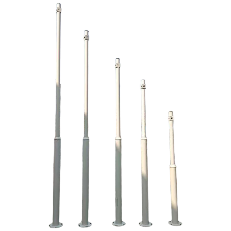 监控专用5米立杆组合立杆含地龙