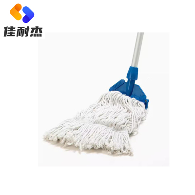 佳耐杰 棉线拖蜡拖铝合金吸水拖把 白色/把