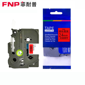 菲耐普 色带 PT-P750W 红底黑字24mm 个
