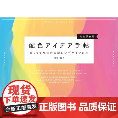 配色创意手帖 翻找新的设计之书 完全保存版 日文原版 桜井 輝子 SBクリエイティブ