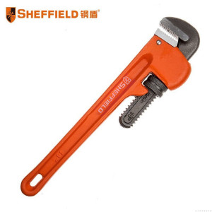 钢盾(SHEFFIELD) S104014 管钳14重型管子钳水管钳[家用]