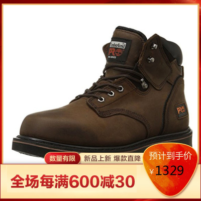 添柏岚靴子Timberland6"PitBossSoftToe防护系列男士户外高帮工装靴大靴