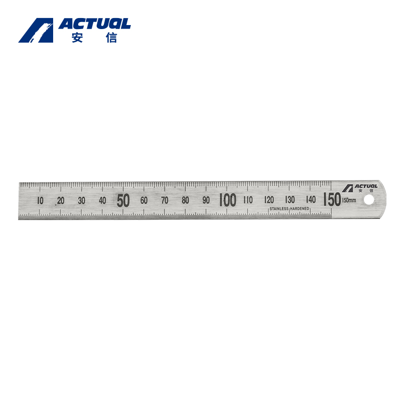 安信(ACTUAL) 钢直尺 (300MM(63002)) 个