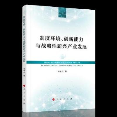 正版新书]制度环境、创新能力与战略性新兴产业发展刘继兵 著978
