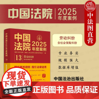 中法图正版 中国法院2025年度案例13 劳动纠纷 含社会保险纠纷 劳动纠纷典型案例司法裁判类案参考法学研究实务工作指引