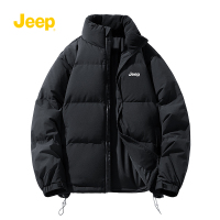jeep吉普羽绒服男女2024冬季新款加厚立领情侣宽松面包服外套男S