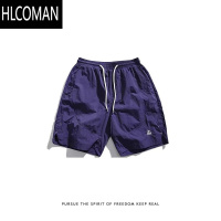 HLCOMAN山系户外工装速干运动短裤男夏季日系潮牌机能宽松休闲直筒五分裤