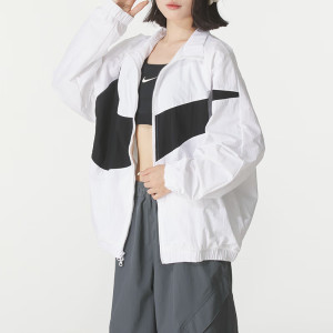 耐克(NIKE)外套女装新款户外健身运动服时尚防风休闲立领夹克HV2648-010 ZP