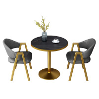 戴劲 洽谈桌北欧风会客接待桌简约奶茶店桌椅组合休息区谈判桌 组合四