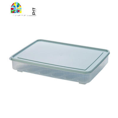 厨房带盖鸡蛋盒24格冰箱放鸡蛋的收纳盒食物保鲜蛋托鸡蛋格 FENGHOU保鲜盒保鲜盒