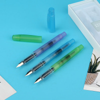 HERO英雄钢笔395D果冻系列学生用练字女生男士小学生初学者特细墨水笔可替换墨囊铱金钢笔英雄牌