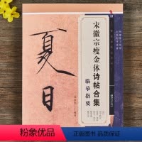 [正版]宋徽宗瘦金体诗帖合集临摹指要夏日闰中月帖欲借风霜怪石笋石附扫描学习视频邱金生毛笔书法字帖入门技法教程工具书江西