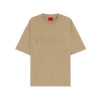 Hugo boss男装反光标志短袖T恤HUGO棉质休闲T恤休闲出行户外运动