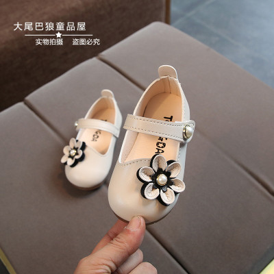 0-1-2-3岁小女孩鞋单鞋春秋季 一周岁半女宝宝软底公主皮鞋女童鞋