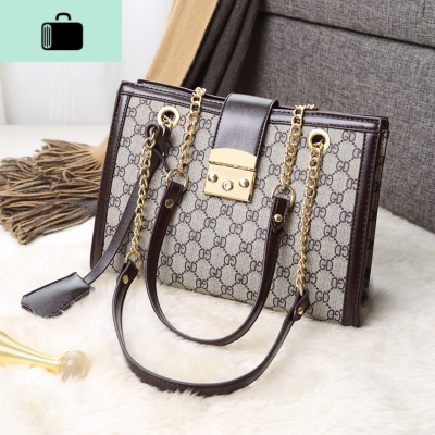 2019新款百搭大气链条包大容量杀手包大包手提包单肩斜挎包女包潮NEW LAKE