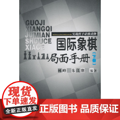 国际象棋局面手册:实战棋手必修读物(下册) 林峰 人民体育出版社 正版书籍