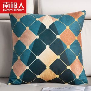 抱枕北欧卡通印花靠垫抱枕套含芯客厅沙发靠枕样板房靠垫套