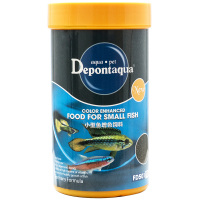 德邦鱼食小型鱼孔雀鱼饲料鱼食鱼粮增彩增色鱼饲料小颗粒上浮小鱼