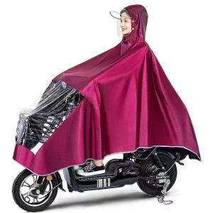 雨衣电动车摩托车防暴雨男雨披牛津加大加厚加长女全身骑行雨衣电