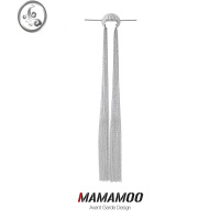 JiMi个性小众欧美设计长款绑发流苏发饰马尾头饰发簪女高级感