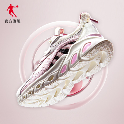乔丹运动鞋女鞋跑步鞋2021夏季新款透气网面减震轻便女士跑鞋鞋子