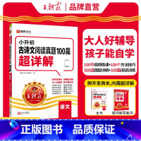 小升初古诗文阅读真题100篇超详解 小学升初中 [正版]新版小升初古诗文阅读真题100篇超详解六年级系统总复习小升初考试