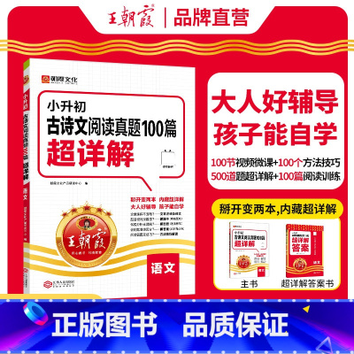 小升初古诗文阅读真题100篇超详解 小学升初中 [正版]新版小升初古诗文阅读真题100篇超详解六年级系统总复习小升初考试
