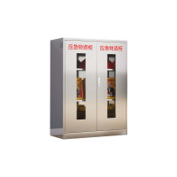 帅畅不锈钢防暴器械装备柜工具柜安保反恐盾牌柜警务室防爆柜201加厚材质1200*900*450应急物资柜