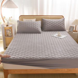 防水床笠a类夹棉床罩全棉床垫保护套加厚纯棉床垫罩