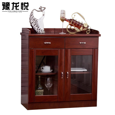 豫龙悦木质茶水柜