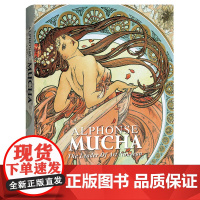 英文原版 Mucha穆夏画册Alphonse Mucha阿尔丰斯穆夏作品集 精装大开本 艺术美术世界名画画册画集收藏鉴赏
