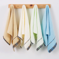 洁玉 印象米兰纯棉毛巾4条装 DS0-125F-JD 棕色+米色+绿色+兰色