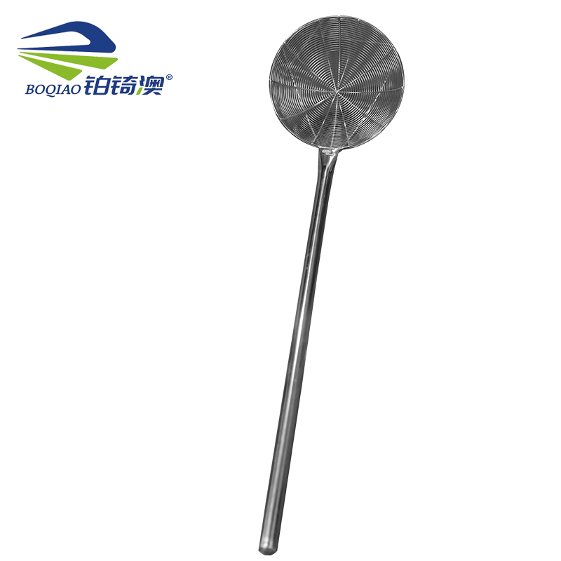 铂锜澳加长钢柄不锈钢漏勺 笊篱/个/