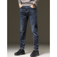 秋季牛仔裤男小脚裤弹力舒适耐磨百搭修身时尚潮牌青年男士铅笔裤